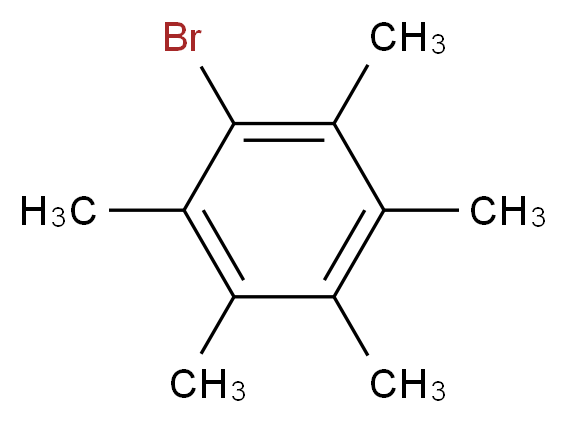 1-bromo-2,3,4,5,6-pentamethylbenzene_分子结构_CAS_5153-40-2