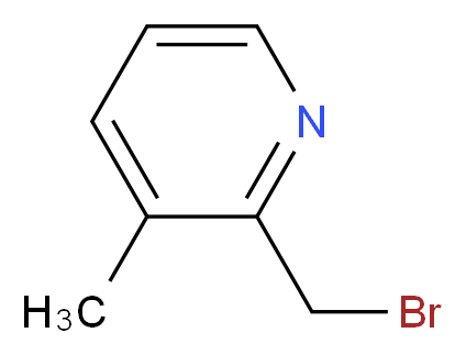 2-(bromomethyl)-3-methylpyridine_分子结构_CAS_438218-62-3)