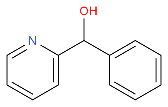 phenyl(pyridin-2-yl)methanol_分子结构_CAS_14159-57-0