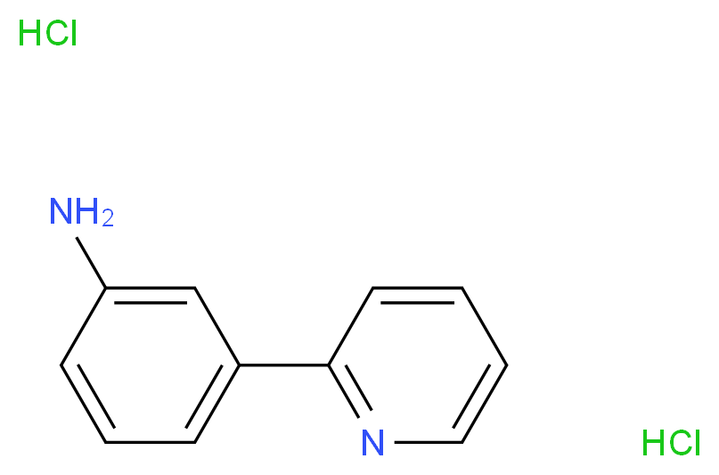 3-(Pyridin-2-yl)aniline dihydrochloride_分子结构_CAS_1170936-92-1)