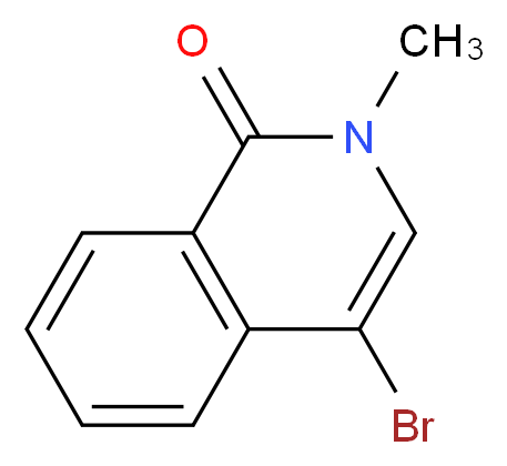 4-bromo-2-methyl-1,2-dihydroisoquinolin-1-one_分子结构_CAS_33930-63-1