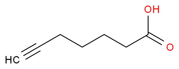 6-Heptynoic acid_分子结构_CAS_30964-00-2)