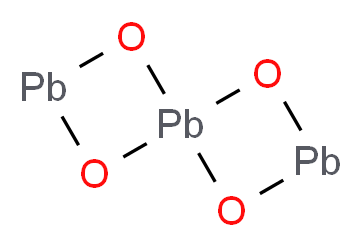 红色氧化铅_分子结构_CAS_1314-41-6)