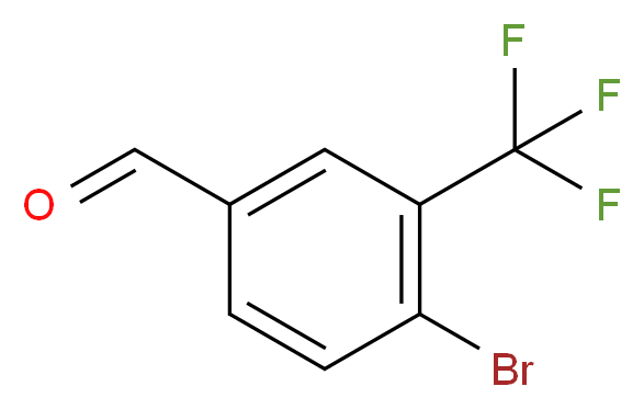 4-bromo-3-(trifluoromethyl)benzaldehyde_分子结构_CAS_34328-47-7