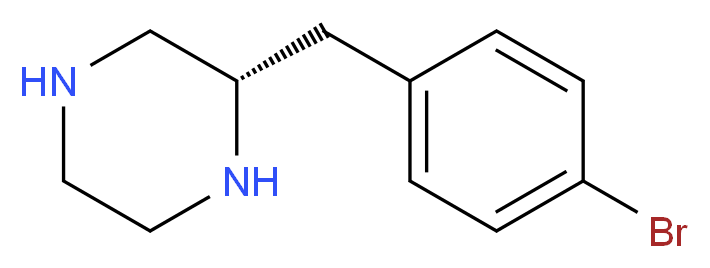 (S)-2-(4-BROMO-BENZYL)-PIPERAZINE_分子结构_CAS_612502-49-5)