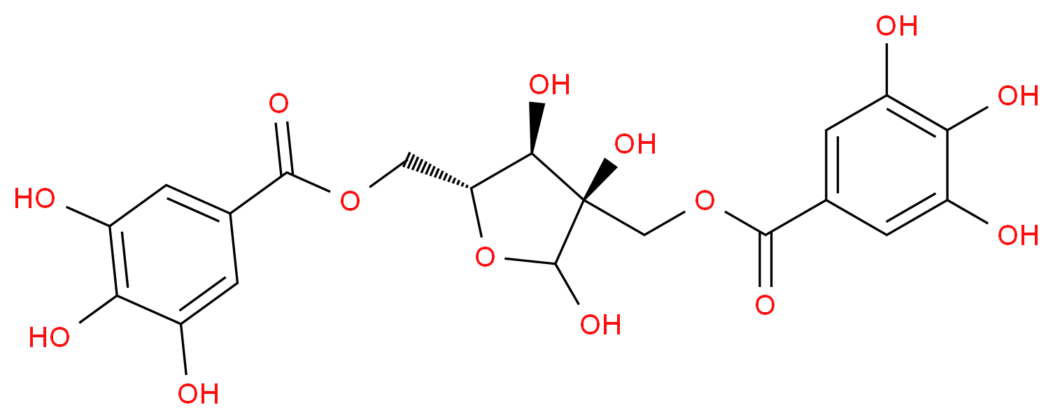 Hamamelitannin_分子结构_CAS_469-32-9)