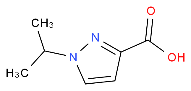 1-(propan-2-yl)-1H-pyrazole-3-carboxylic acid_分子结构_CAS_942631-65-4