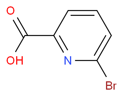 6-bromopyridine-2-carboxylic acid_分子结构_CAS_21190-87-4