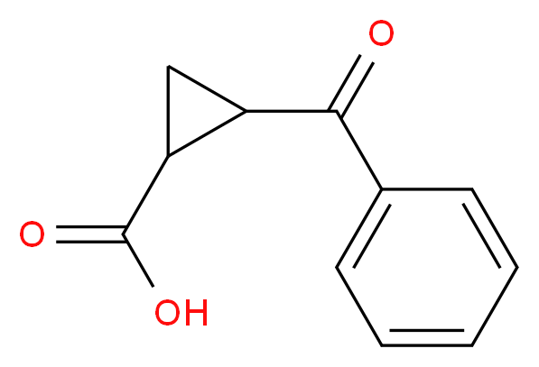 2-Benzoyl-cyclopropanecarboxylic acid_分子结构_CAS_1601-81-6)