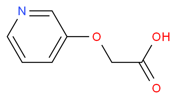 (Pyridin-3-yloxy)acetic acid hydrochloride_分子结构_CAS_)