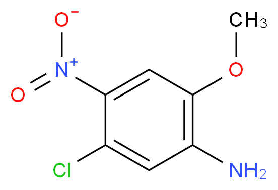 5-Chloro-2-methoxy-4-nitroaniline_分子结构_CAS_6259-08-1)