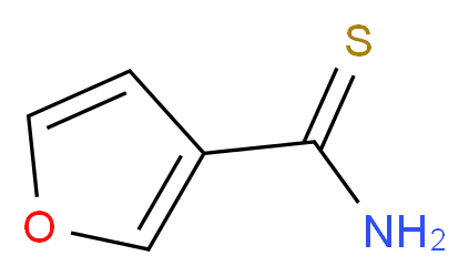 furan-3-carbothioamide_分子结构_CAS_)