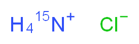 氯化铵-15N_分子结构_CAS_39466-62-1)