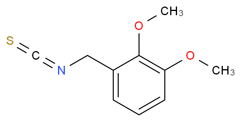 2,3-Dimethoxybenzyl isothiocyanate_分子结构_CAS_34964-55-1)