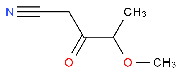 4-Methoxy-3-oxo-pentanenitrile_分子结构_CAS_1028843-13-1)