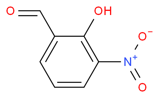 2-hydroxy-3-nitrobenzaldehyde_分子结构_CAS_5274-70-4