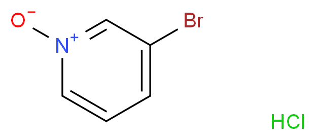3-bromopyridin-1-ium-1-olate hydrochloride_分子结构_CAS_63785-86-4