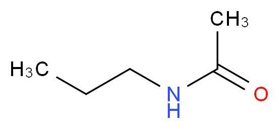 N-正丙基乙酰胺_分子结构_CAS_5331-48-6)