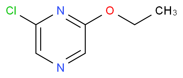 2-chloro-6-ethoxypyrazine_分子结构_CAS_136309-02-9