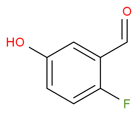 2-fluoro-5-hydroxybenzaldehyde_分子结构_CAS_103438-84-2