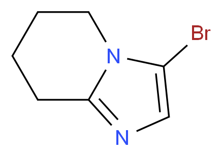 3-Bromo-5,6,7,8-tetrahydroimidazo[1,2-a]pyridine_分子结构_CAS_156817-72-0)