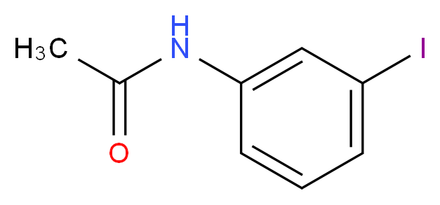 N-(3-iodophenyl)acetamide_分子结构_CAS_)