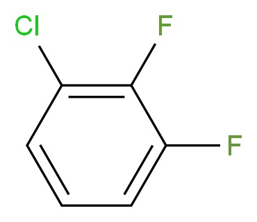 1-chloro-2,3-difluorobenzene_分子结构_CAS_36556-47-5