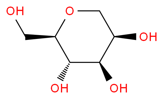 (2R,3S,4R,5R)-2-(hydroxymethyl)oxane-3,4,5-triol_分子结构_CAS_492-93-3