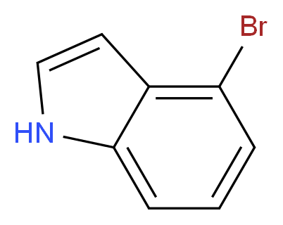 4-Bromo-1H-indole_分子结构_CAS_)