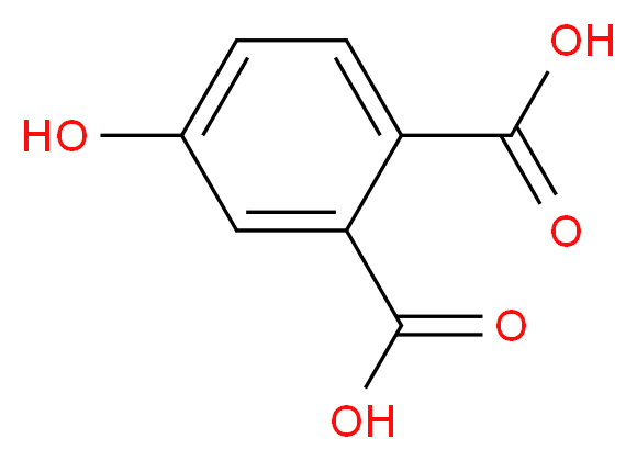 4-Hydroxyphthalic acid_分子结构_CAS_610-35-5)