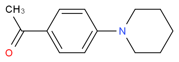 1-[4-(piperidin-1-yl)phenyl]ethan-1-one_分子结构_CAS_10342-85-5