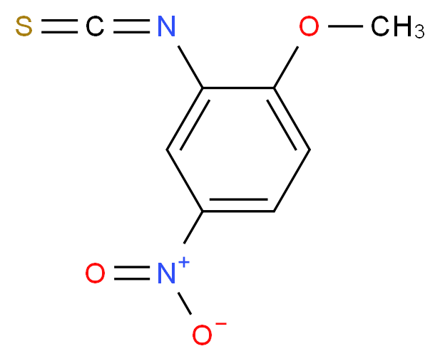 2-isothiocyanato-1-methoxy-4-nitrobenzene_分子结构_CAS_71793-51-6