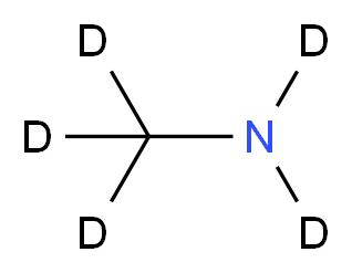 (<sup>2</sup>H<sub>3</sub>)methyl(<sup>2</sup>H<sub>2</sub>)amine_分子结构_CAS_3767-37-1