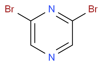 2,6-dibromopyrazine_分子结构_CAS_23229-25-6