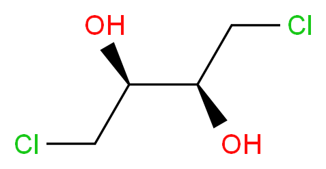 (2S,3S)-1,4-dichlorobutane-2,3-diol_分子结构_CAS_139165-54-1