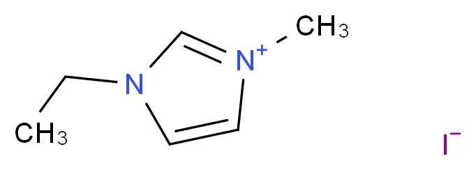 1-ethyl-3-methyl-1H-imidazol-3-ium iodide_分子结构_CAS_35935-34-3