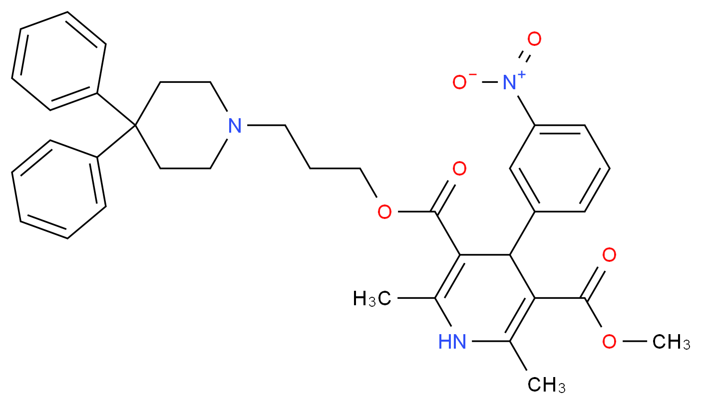 Niguldipine_分子结构_CAS_102993-22-6)