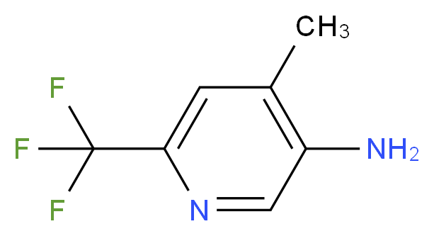 4-methyl-6-(trifluoromethyl)pyridin-3-amine_分子结构_CAS_944317-54-8