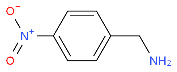 4-Nitrobenzylamine_分子结构_CAS_7409-30-5)