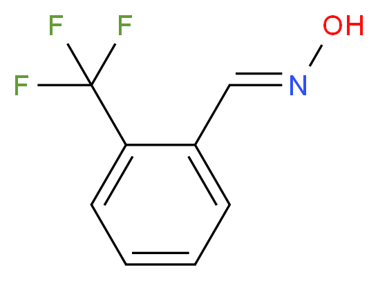 2-(Trifluoromethyl)benzenecarbaldehyde oxime_分子结构_CAS_)