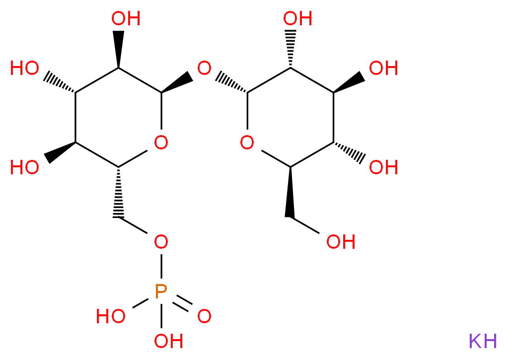 Trehalose 6-phosphate dipotassium salt_分子结构_CAS_136632-28-5)