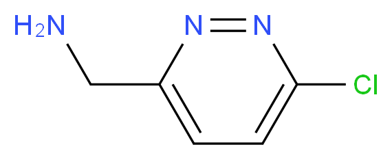 (6-CHLOROPYRIDAZIN-3-YL)METHANAMINE_分子结构_CAS_871826-15-2)