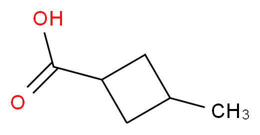 3-methylcyclobutane-1-carboxylic acid_分子结构_CAS_)