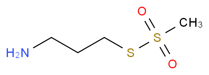 3-(methanesulfonylsulfanyl)propan-1-amine_分子结构_CAS_92953-13-4