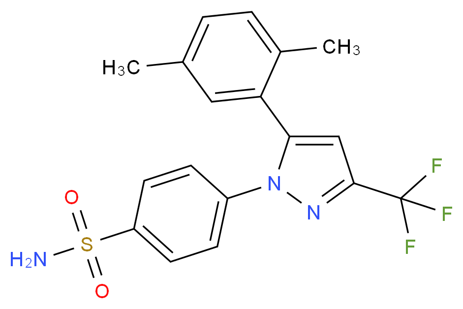 2,5-Dimethyl-celecoxib_分子结构_CAS_457639-26-8)