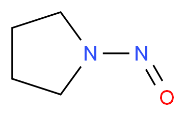 1-nitrosopyrrolidine_分子结构_CAS_930-55-2