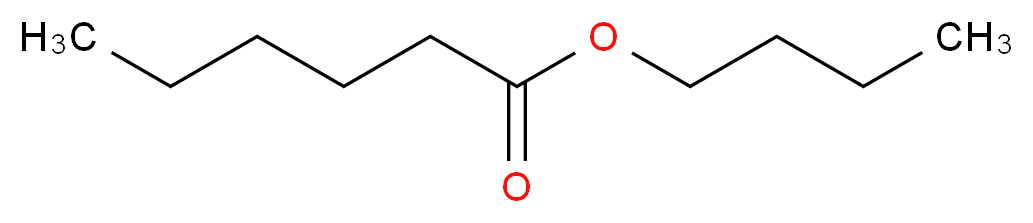 Butyl hexanoate_分子结构_CAS_626-82-4)