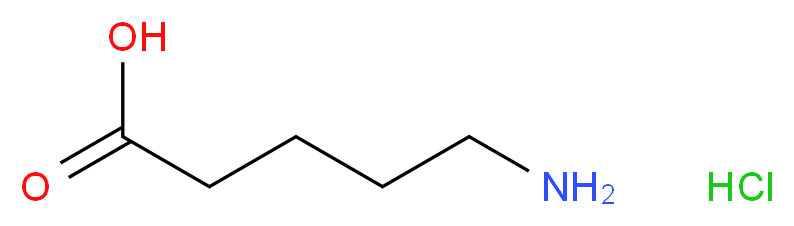 5-aminopentanoic acid hydrochloride_分子结构_CAS_627-95-2