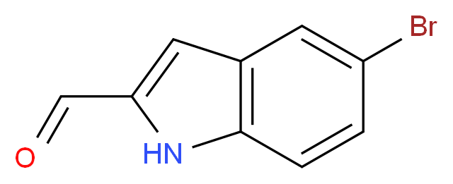 5-bromo-1H-indole-2-carbaldehyde_分子结构_CAS_53590-50-4