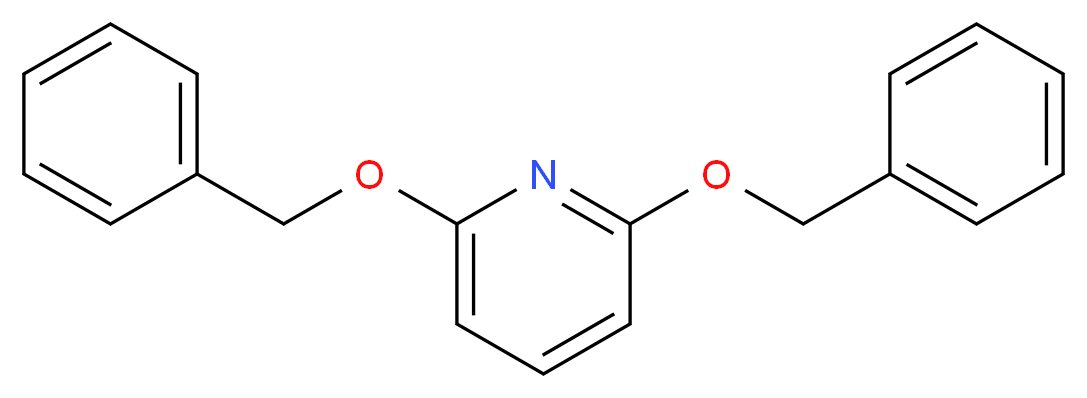 2,6-Bis(benzyloxy)pyridine_分子结构_CAS_16727-46-1)